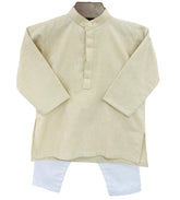 Khaki Kurta Shalwar Set